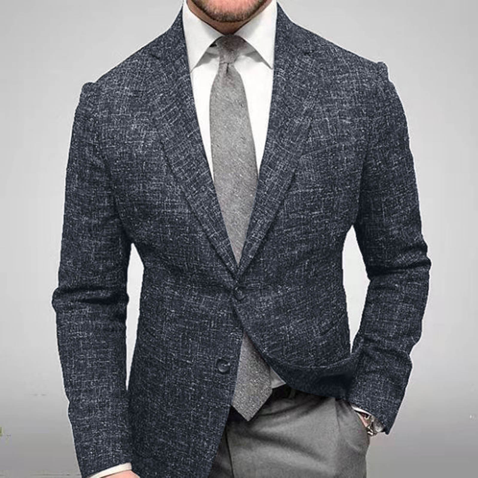 Blazer de lino elegante para hombre - Catalina Marbella