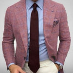 Blazer de lino elegante para hombre - Catalina Marbella