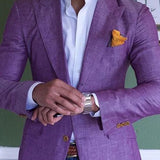 Blazer de lino elegante para hombre - Catalina Marbella
