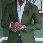 Blazer de lino elegante para hombre - Catalina Marbella