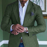 Blazer de lino elegante para hombre - Catalina Marbella