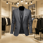 Blazer elegante de un solo botón para hombre - Catalina Marbella