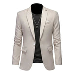 Blazer elegante de un solo botón para hombre - Catalina Marbella