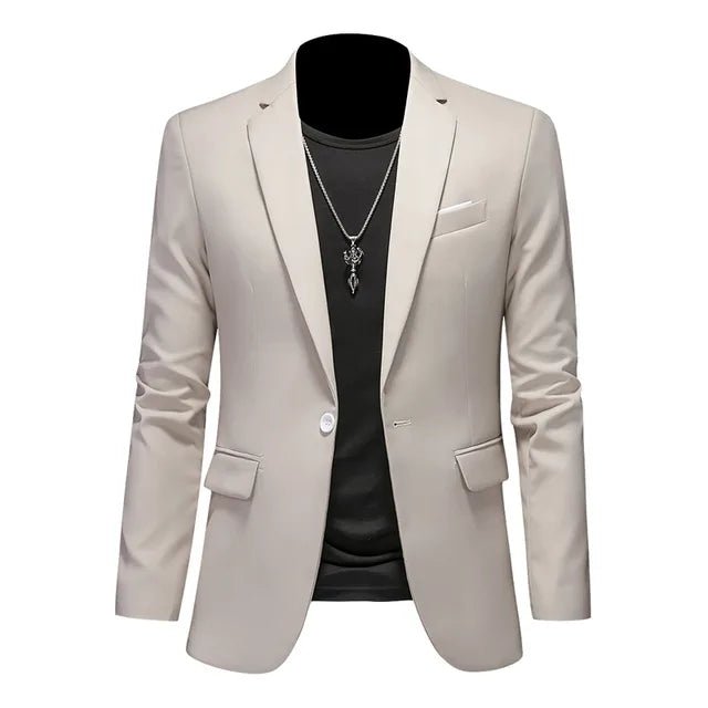 Blazer elegante de un solo botón para hombre - Catalina Marbella
