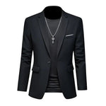 Blazer elegante de un solo botón para hombre - Catalina Marbella