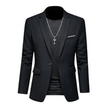 Blazer elegante de un solo botón para hombre - Catalina Marbella