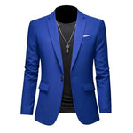 Blazer elegante de un solo botón para hombre - Catalina Marbella