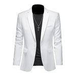 Blazer elegante de un solo botón para hombre - Catalina Marbella