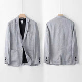 Conjunto de Traje de Lino para Hombre Comodidad Transpirable Lujo - Catalina Marbella