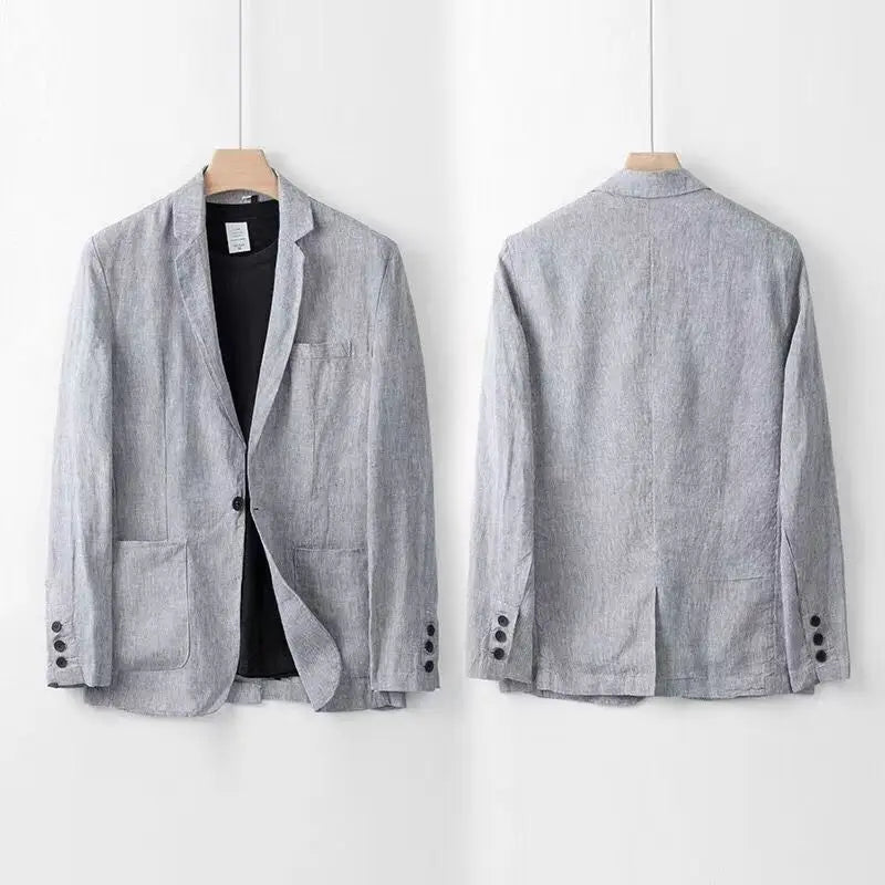 Conjunto de Traje de Lino para Hombre Comodidad Transpirable Lujo - Catalina Marbella