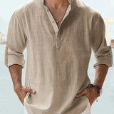 Camisa Clásica de Lino para Hombre
