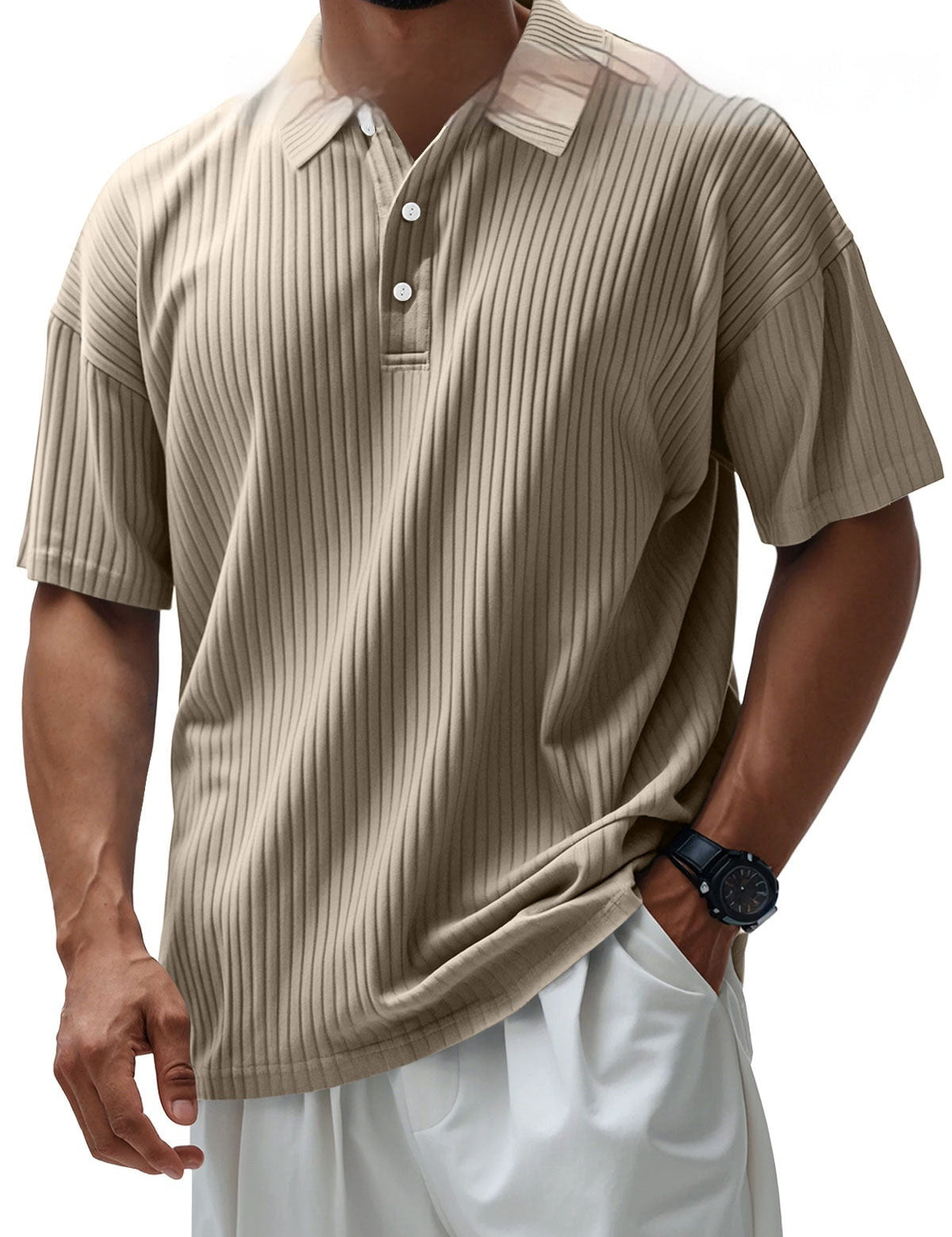 Camiseta Polo de Moda para Hombre con Estampado