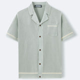 Camisa Polo con Cuello Cubano Amalfi