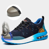 SafeSneakers Blue Air – Zapatillas de seguridad ligeras con puntera de acero