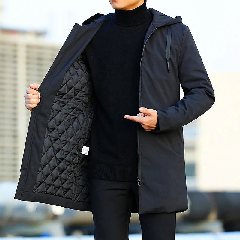 Abrigo de invierno impermeable y aislado tipo trench