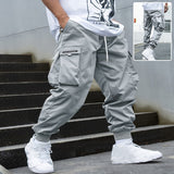 Joggers cargo para hombre con múltiples bolsillos