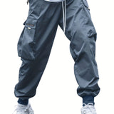 Joggers cargo para hombre con múltiples bolsillos