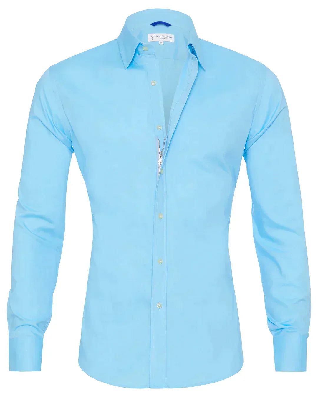 Camisa Elite para Hombre con Cremallera y Tela Elástica