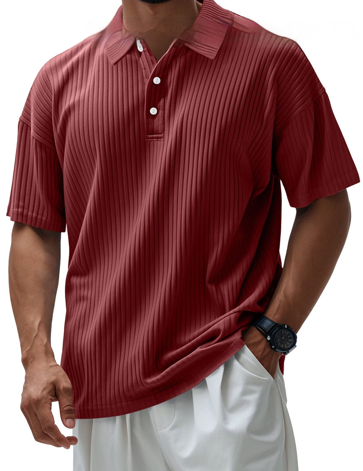 Camiseta Polo de Moda para Hombre con Estampado