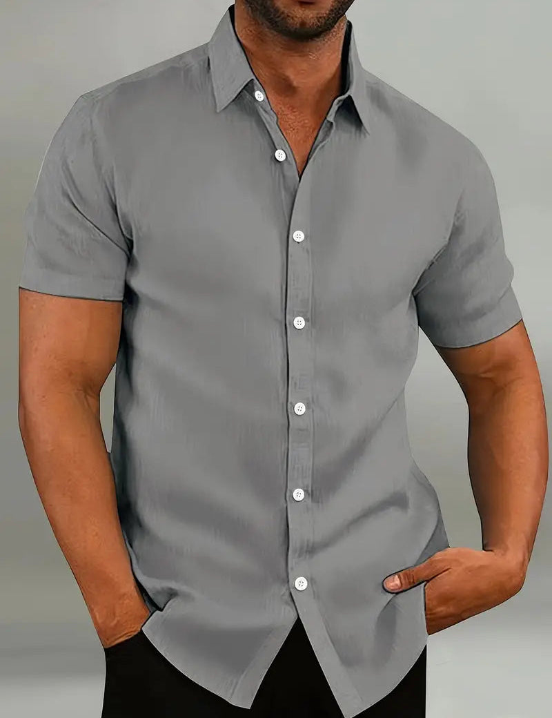 Camisa Polo Clásica de Manga Corta para Hombre