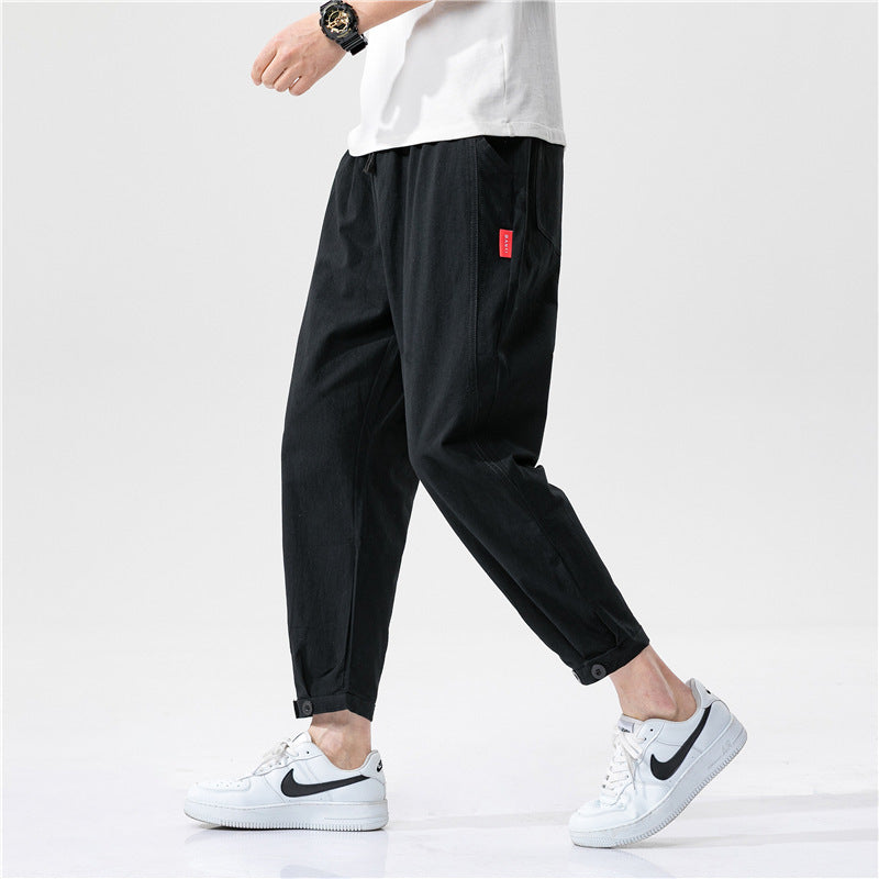 Pantalones ajustados de corte relajado Theo Navarro