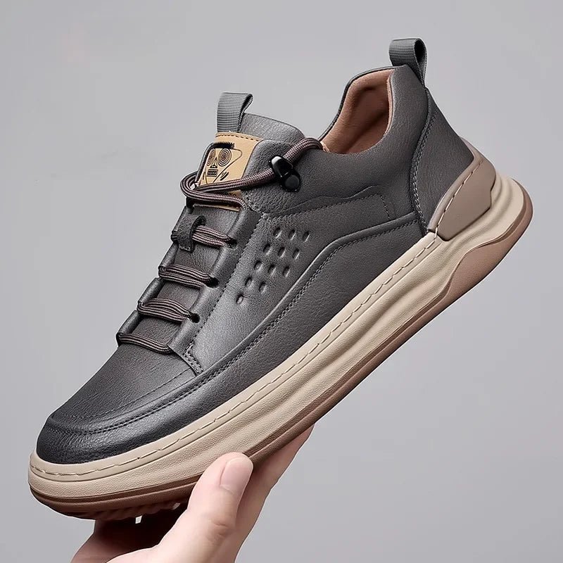 Felix – Zapatillas ortopédicas de cuero vegano - Catalina Marbella