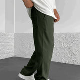 Pantalones ajustados elásticos para hombre
