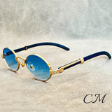 Gafas de sol ovaladas premium "Casanova" – Protección UV400 vintage unisex - Catalina Marbella