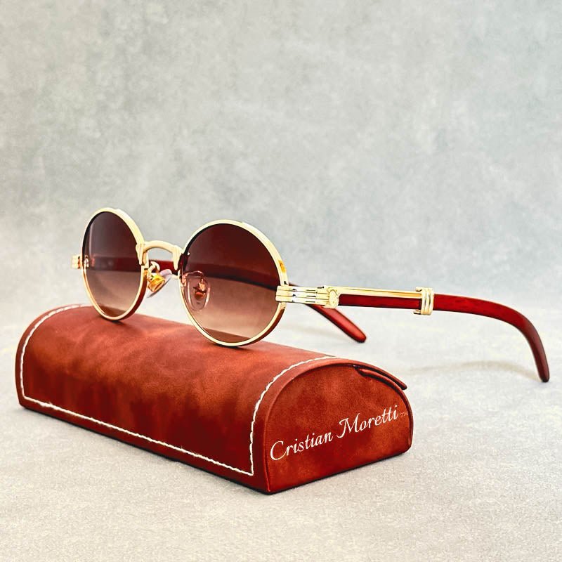 Gafas de sol ovaladas premium "Casanova" – Protección UV400 vintage unisex - Catalina Marbella