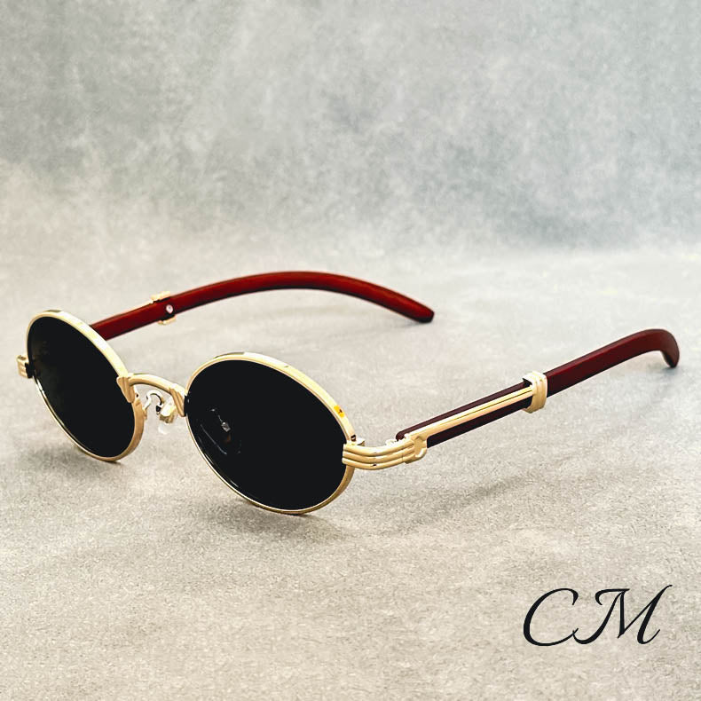 Gafas de sol ovaladas premium "Casanova" – Protección UV400 vintage unisex - Catalina Marbella