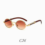 Gafas de sol ovaladas premium "Casanova" – Protección UV400 vintage unisex - Catalina Marbella
