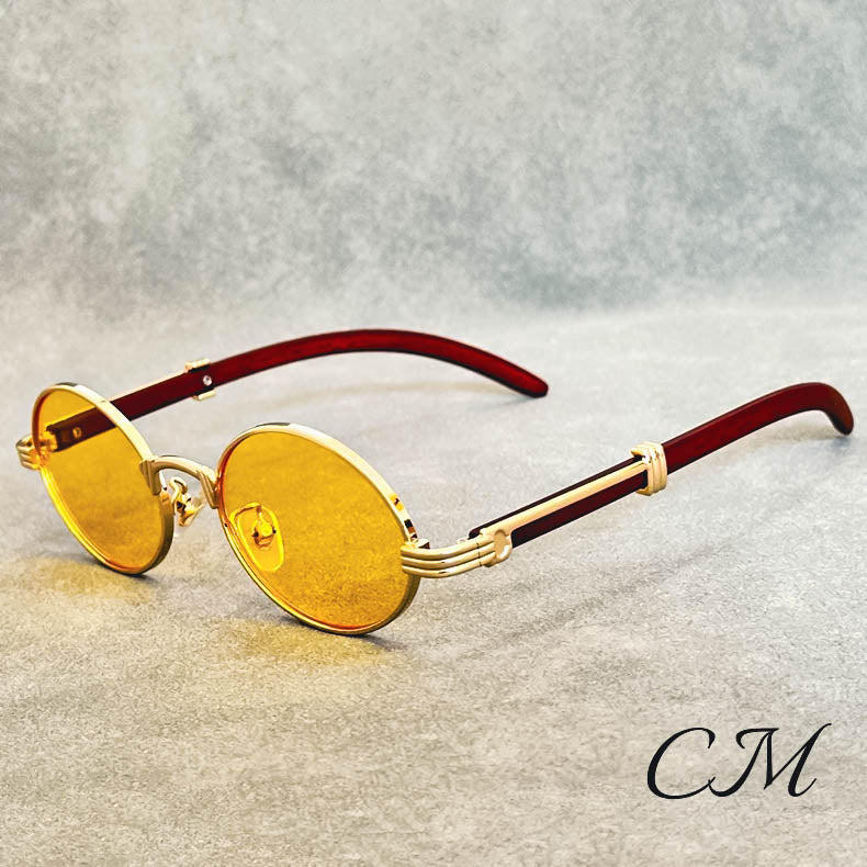 Gafas de sol ovaladas premium "Casanova" – Protección UV400 vintage unisex - Catalina Marbella