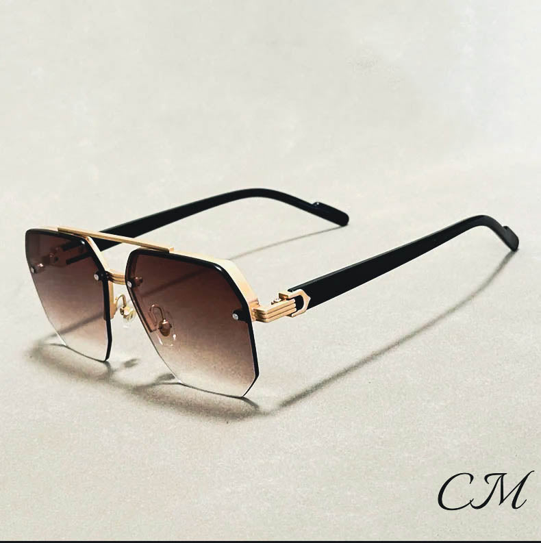 Gafas de sol vintage sin montura Jupiter – Gafas unisex semi - montura UV400 - Catalina Marbella