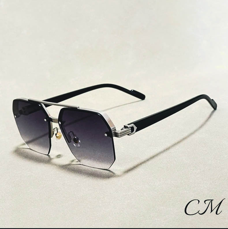 Gafas de sol vintage sin montura Jupiter – Gafas unisex semi - montura UV400 - Catalina Marbella