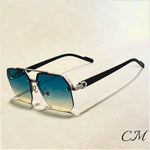 Gafas de sol vintage sin montura Jupiter – Gafas unisex semi - montura UV400 - Catalina Marbella