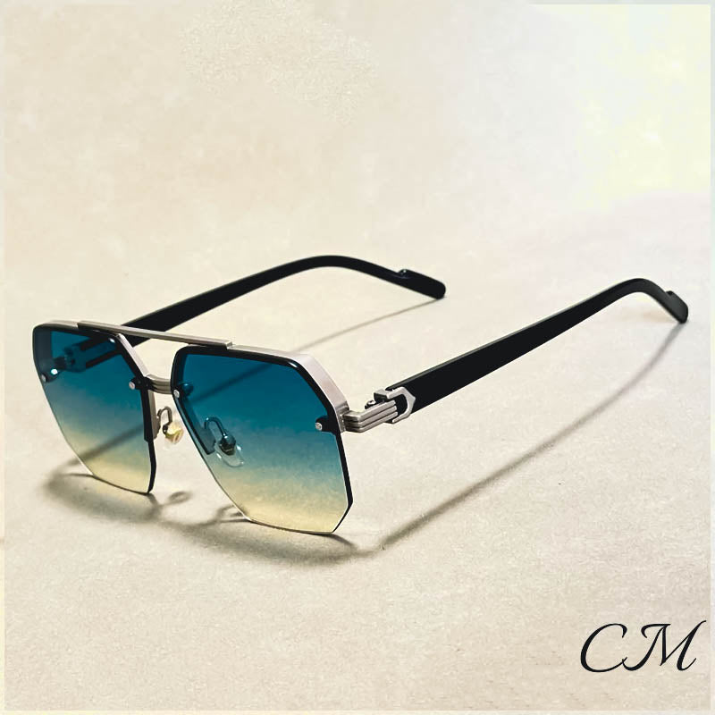Gafas de sol vintage sin montura Jupiter – Gafas unisex semi - montura UV400 - Catalina Marbella