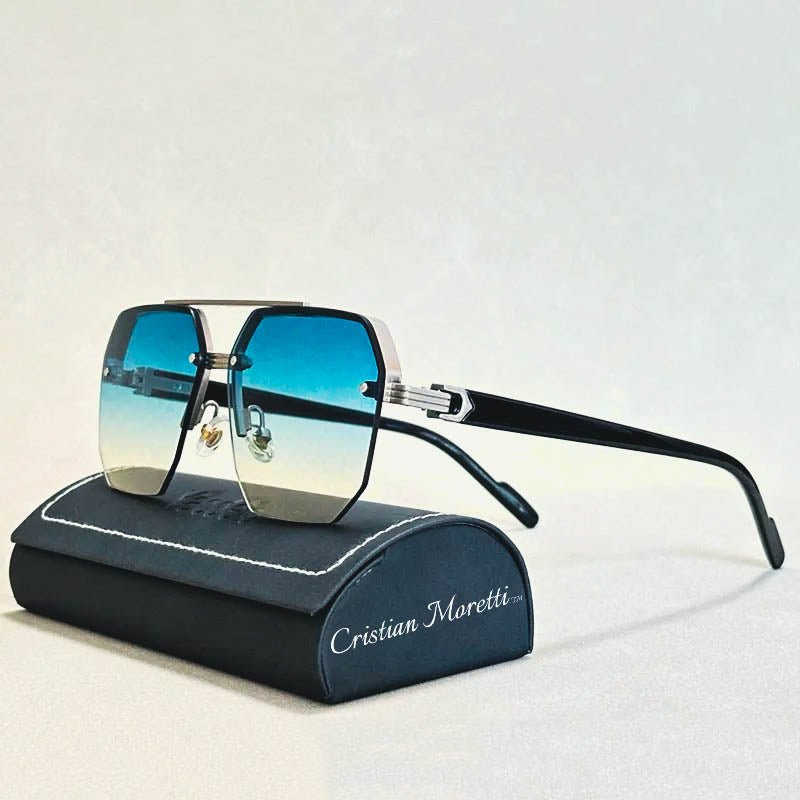 Gafas de sol vintage sin montura Jupiter – Gafas unisex semi - montura UV400 - Catalina Marbella