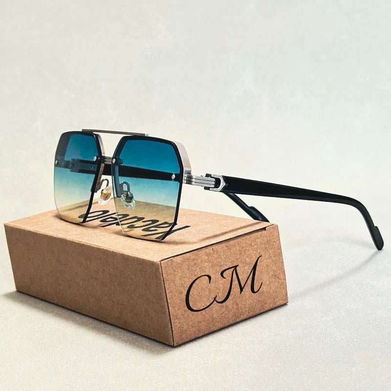 Gafas de sol vintage sin montura Jupiter – Gafas unisex semi - montura UV400 - Catalina Marbella