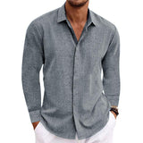 Stev | Camisa de lino de manga larga