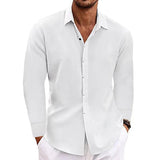 Stev | Camisa de lino de manga larga