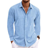 Stev | Camisa de lino de manga larga
