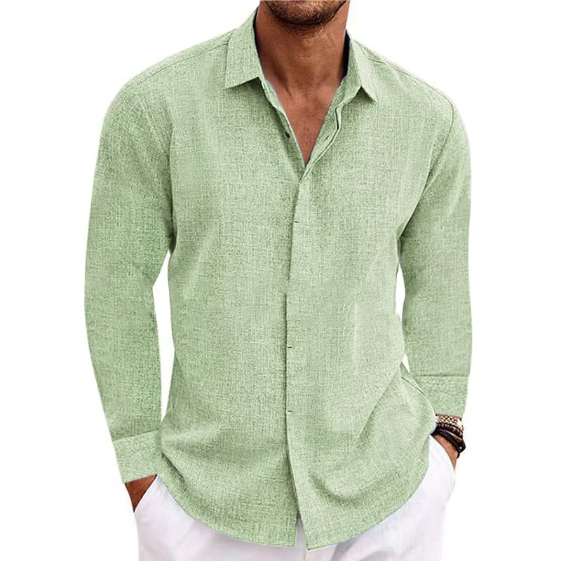 Stev | Camisa de lino de manga larga