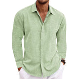 Stev | Camisa de lino de manga larga