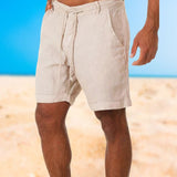 Caleb | Pantalones cortos de lino para hombre