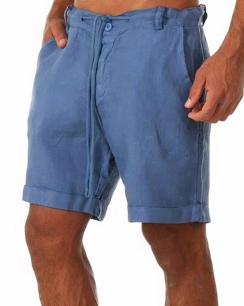 Caleb | Pantalones cortos de lino para hombre