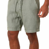 Caleb | Pantalones cortos de lino para hombre
