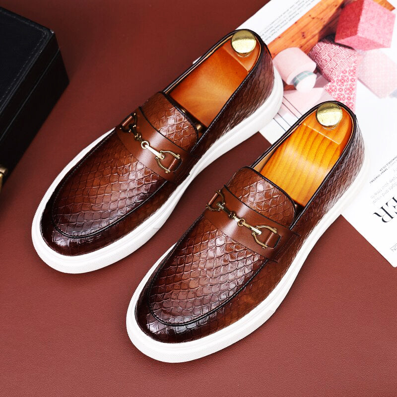 Mocasines de cuero premium para hombre