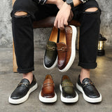 Mocasines de cuero premium para hombre