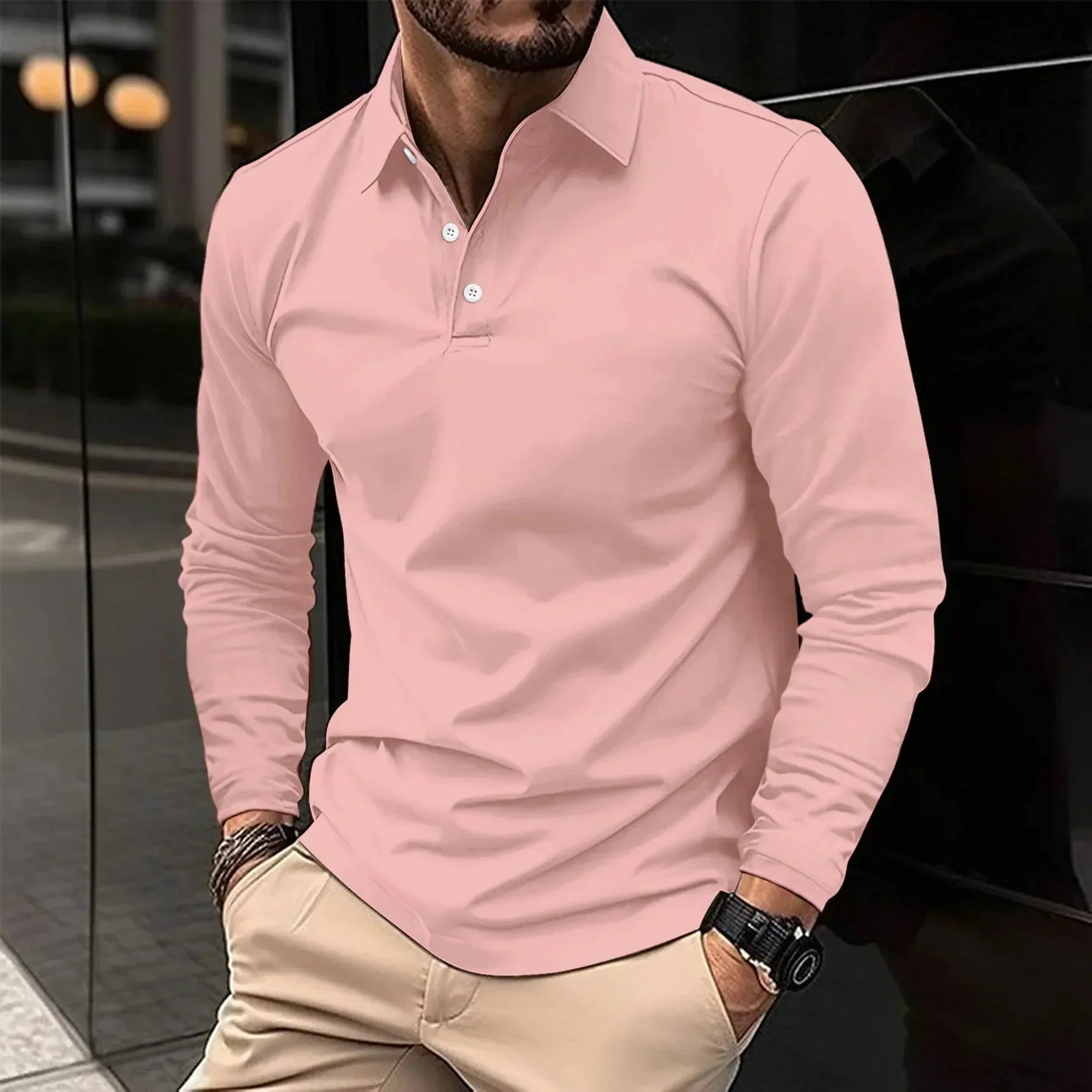 Camisa Polo Clásica de Algodón para Hombre