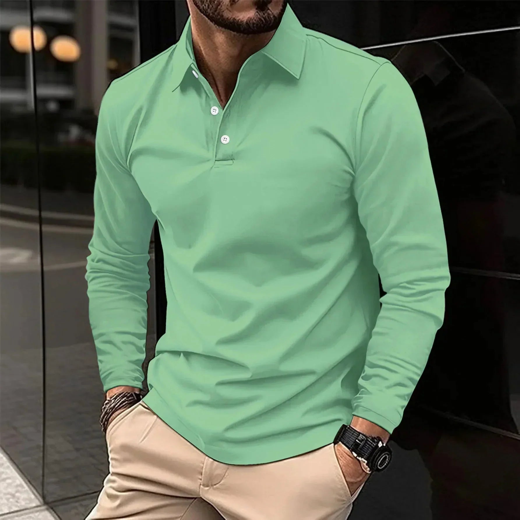 Camisa Polo Clásica de Algodón para Hombre